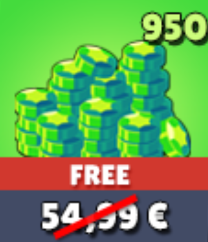 950 Gems Pack
